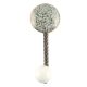 Green Ceramic Iron Wall Hook in Antique Fitting